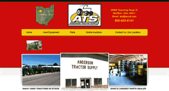 Desktop Screenshot of andersontractorinc.com